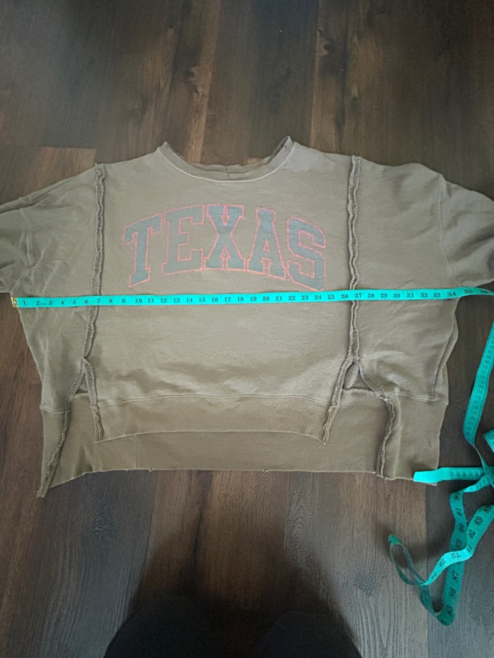 Free People We The Free Camden Texas Oversized Sweatshirt Small - Picture 7 of 8